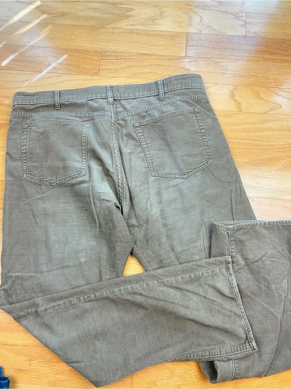 LOT J Crew Pants Men’s 38X32 Corduroy Straight Leg Flat Front Blue, Grey, Kakhi